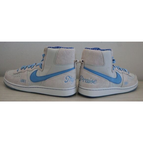 Nike FV2084‑001 Men Sz 10.5 Gray Terminator High Spelman Jaguars Bball Shoes - Picture 14 of 15